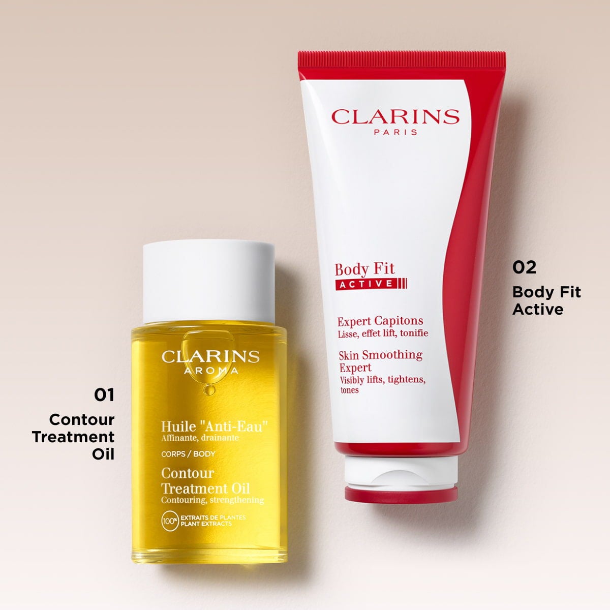 新品未使用 CLARINS ボディクリーム 175ml ボディオイル100ml ボディ オイル “アンティ オー” | CLARINS®