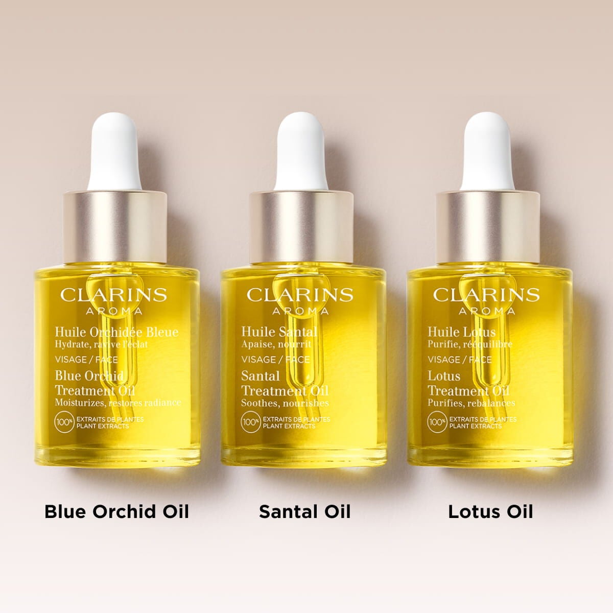 プラント フェイス オイル ドライ/エキストラドライスキン | CLARINS