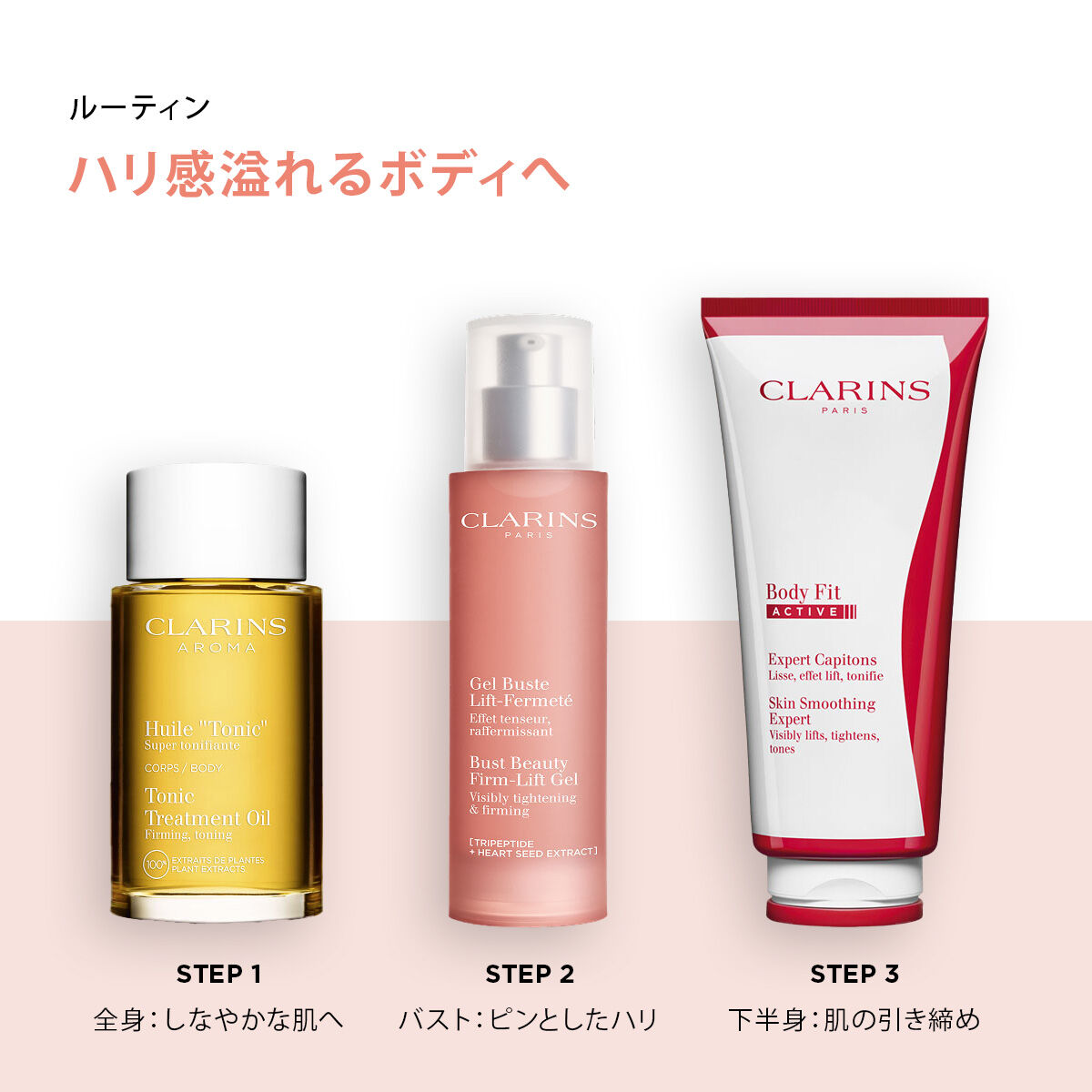 CLARINS ボディセラム & バスト用ジェル セット バスト ビューティー ジェル | CLARINS® 公式通販 | CLARINS®