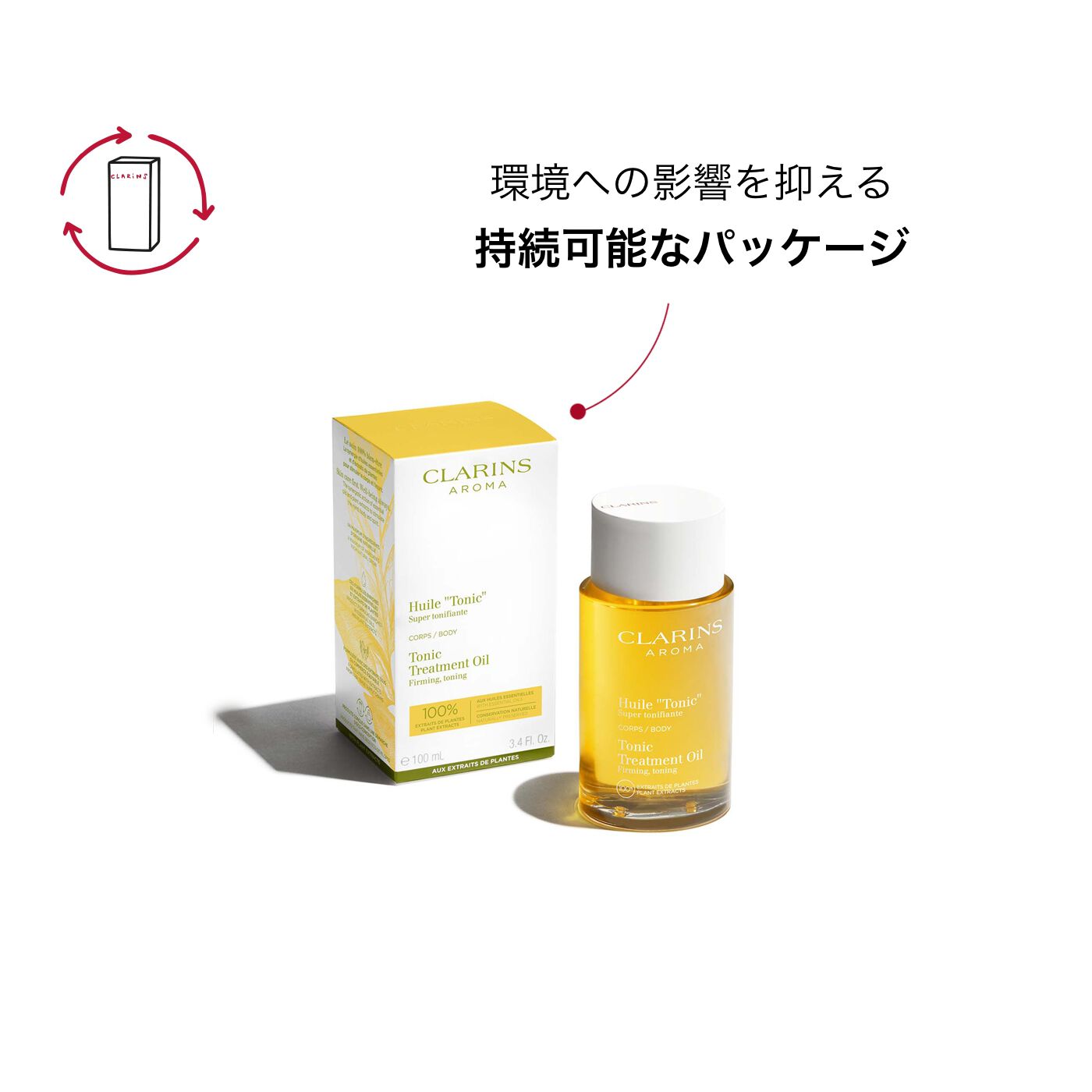 セット！CLARINS クラランス　ボディパートナー&ボディオイル　トニック ボディ オイル “トニック” | CLARINS®
