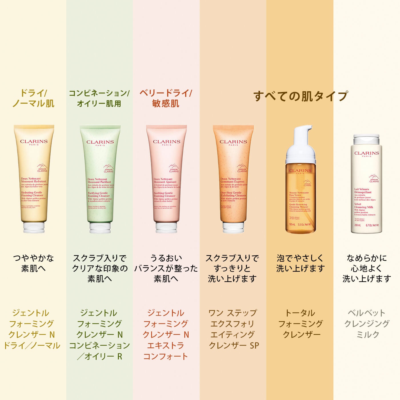 ジェントル フォーミング クレンザー N ドライ／ノーマル | CLARINS
