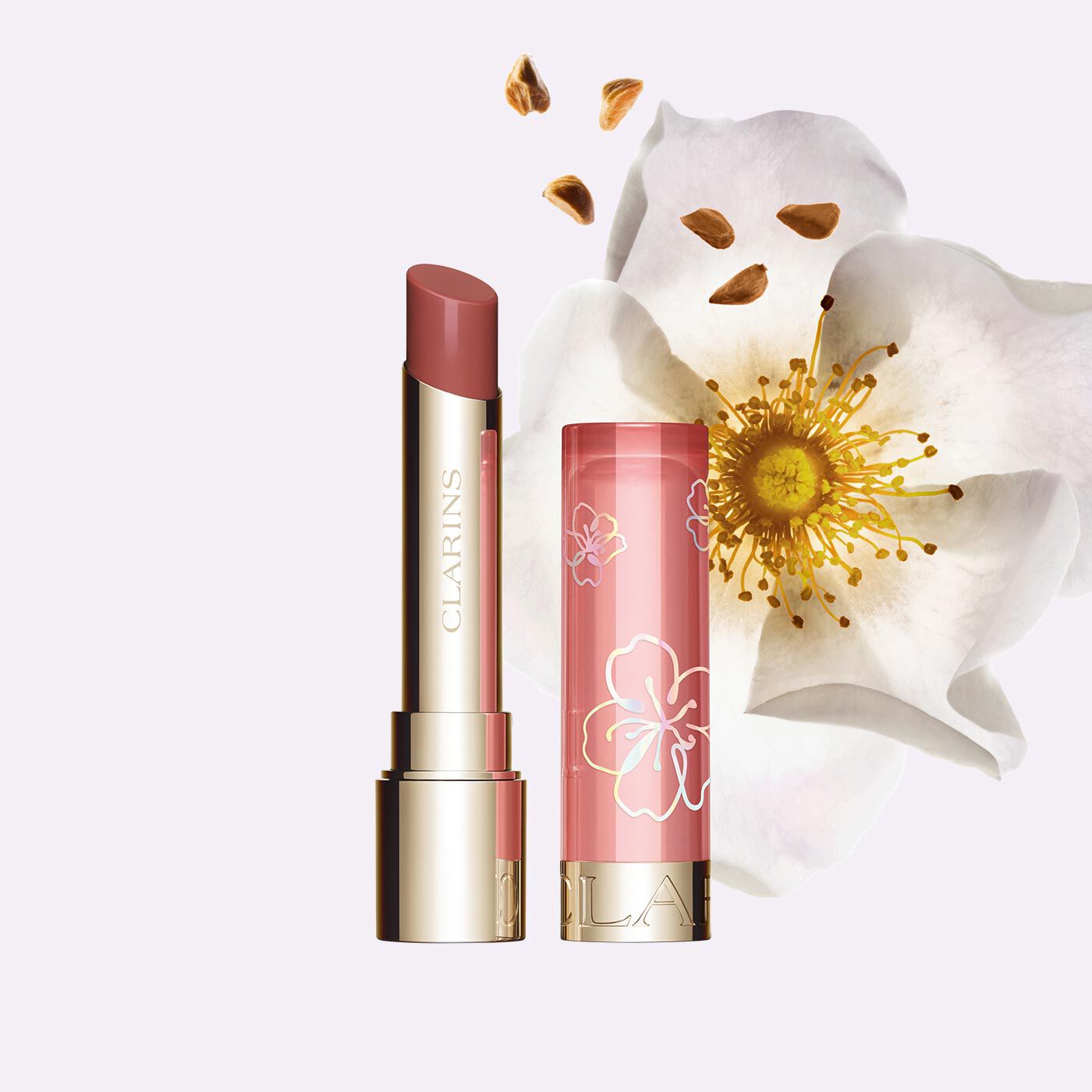 リップ オイル バーム 07 ペタルヌード | CLARINS® 公式通販 | CLARINS®