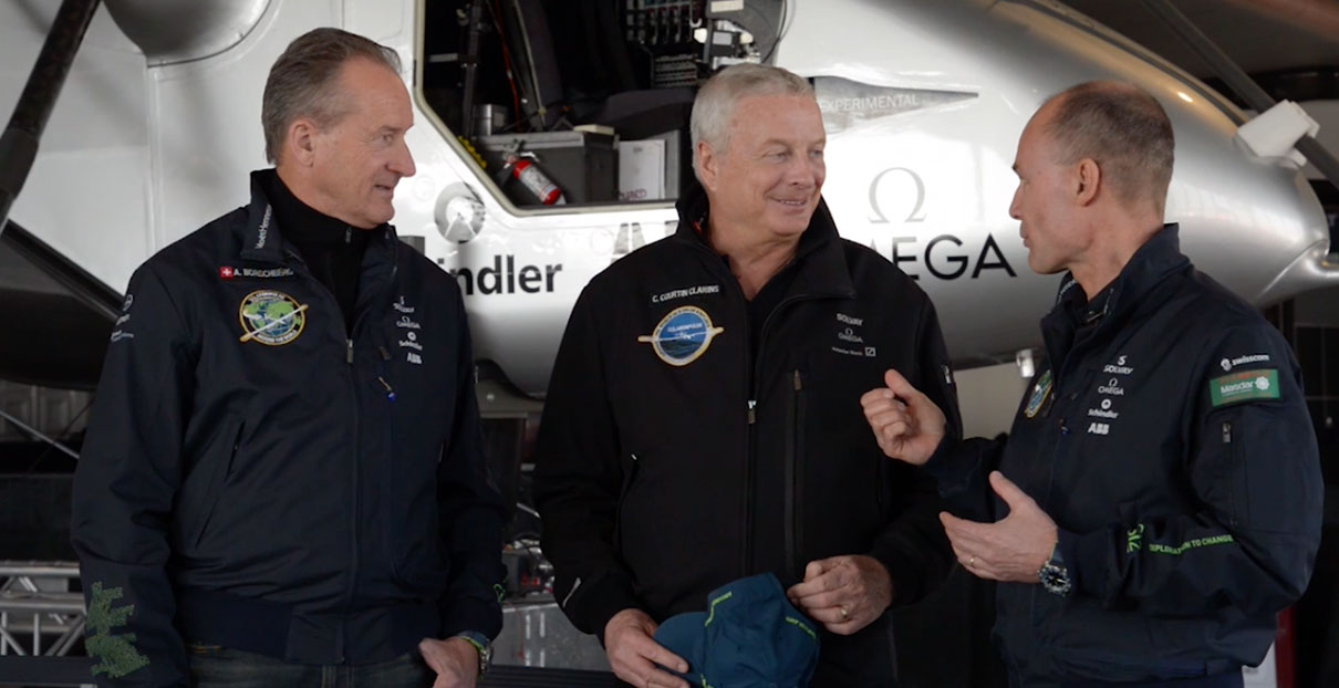 vidéo Solar Impulse et Clarins #FutureIsClean : ensemble pour un futur propre.