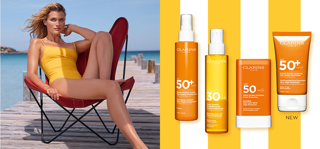 クラランスのサンケア