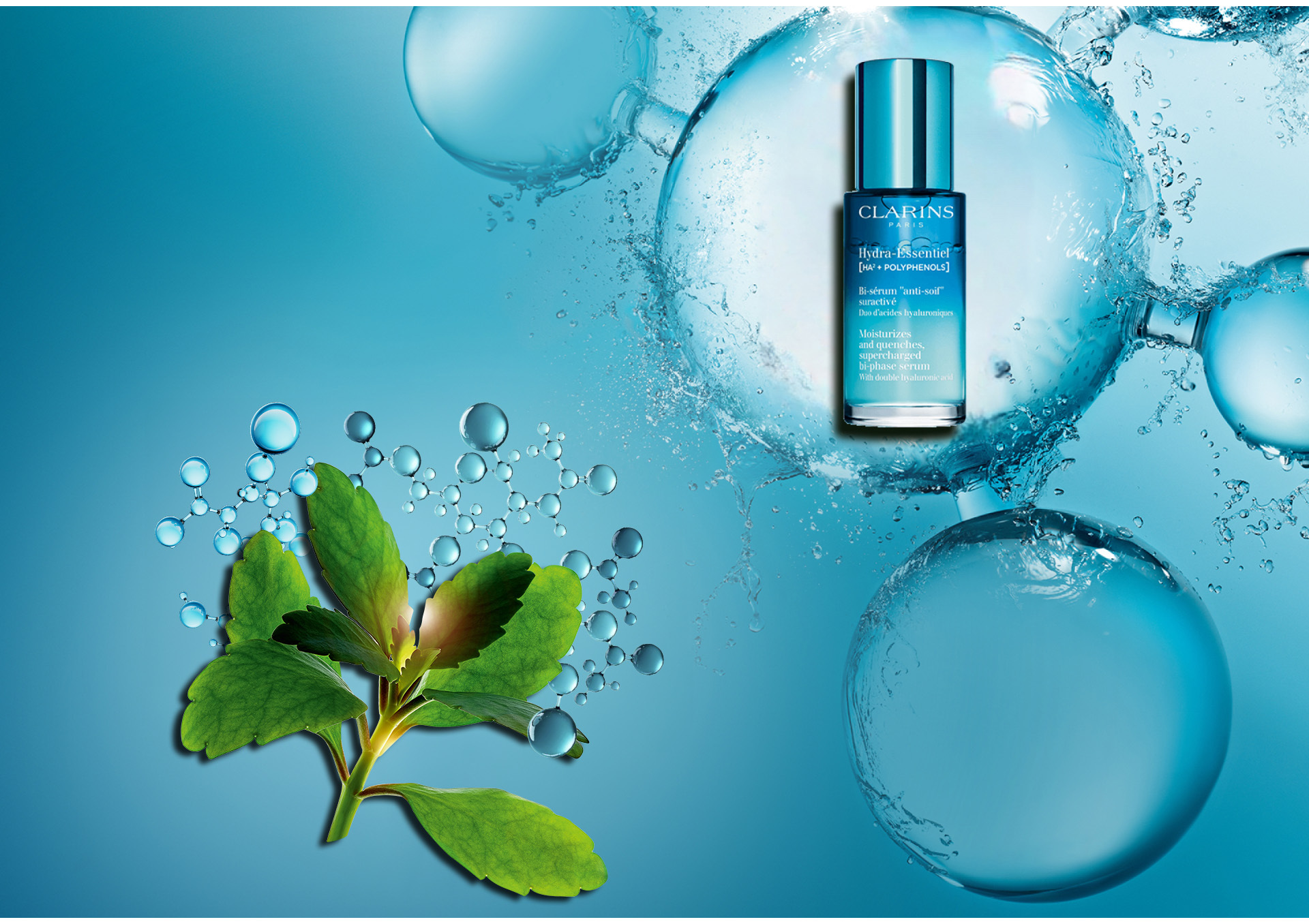 イドラ エッセンシャル バイフェーズ セラム | CLARINS® 公式通販