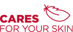 「Cares for your Skin(スキンケア)」のピクトグラム