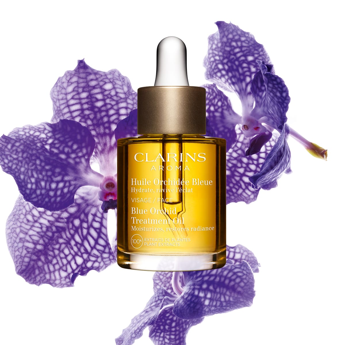 プラント フェイス オイル デハイドレイテッド スキン | CLARINS® 公式