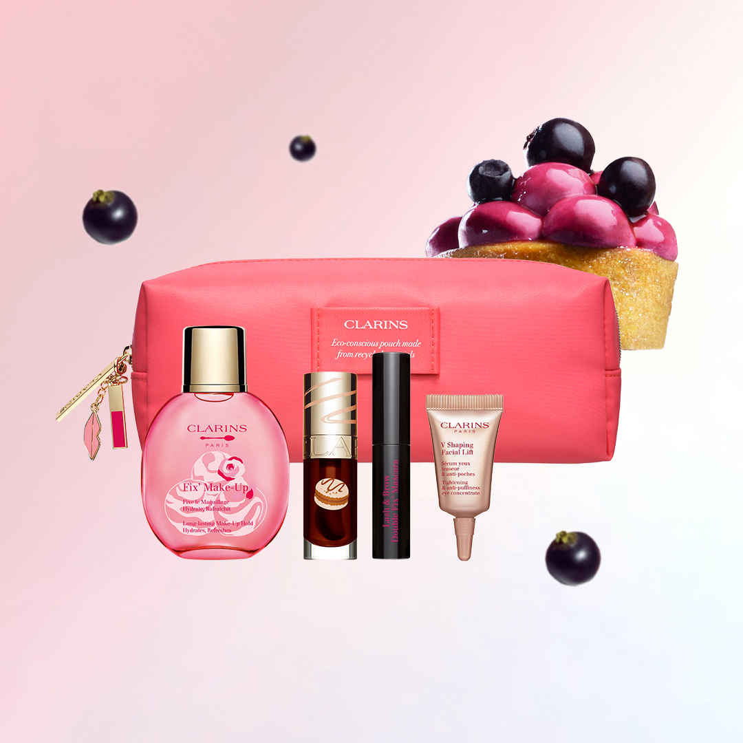 Clarins shop beauty pouch